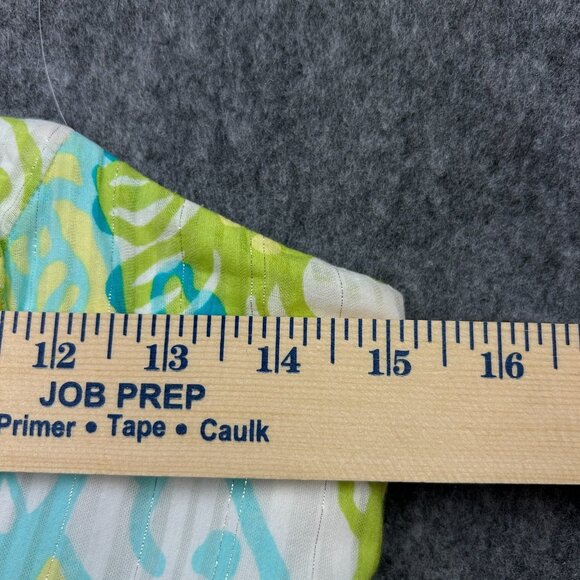 Lilly Pulitzer Arden Off The Hook Strapless Tiered Dress Women's Sz 4 Fish Print - Picture 10 of 12